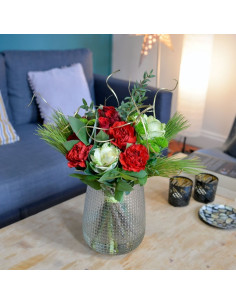 un bouquet rouge et or 2